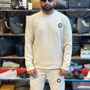 ADIDAS WHITE Track Suit