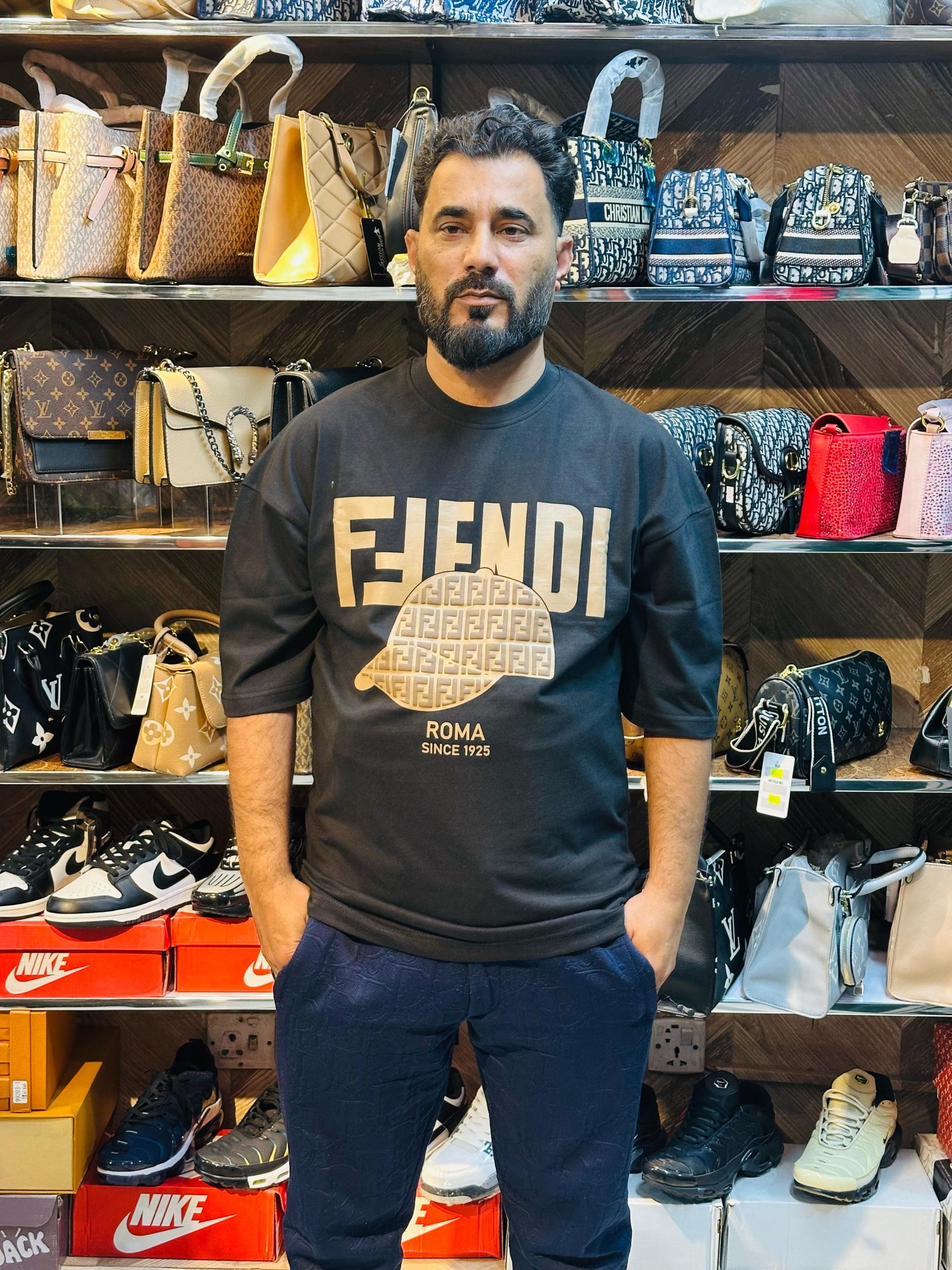 Fendi Black T-Shirt