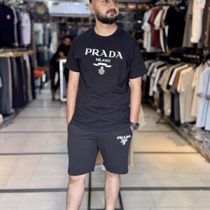 Prada short t shirt set premium quality